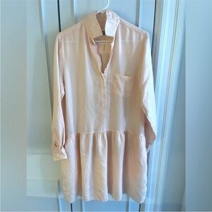 Changemaker Drop Waist Dress - Light Peach- size 02 (S)